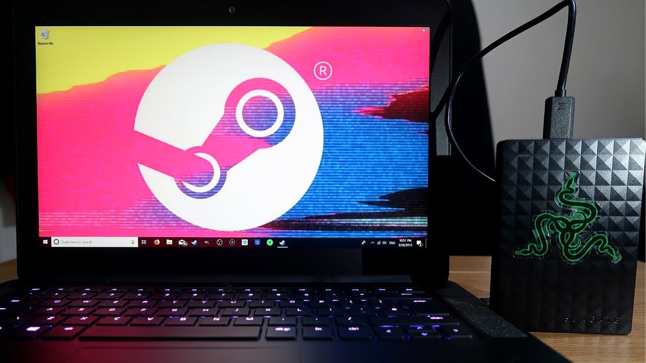 get steam to recognize an external hard drive for mac